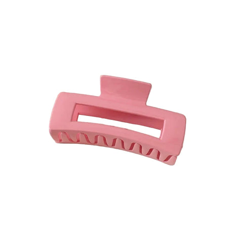 Prostokątna klamra do włosów pastelowa 10 cm - Spinkarnia