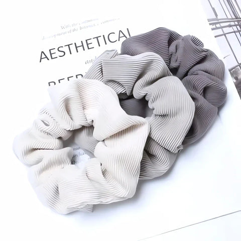 Gumka do włosów scrunchie Trio Bohème, 12 cm - Spinkarnia