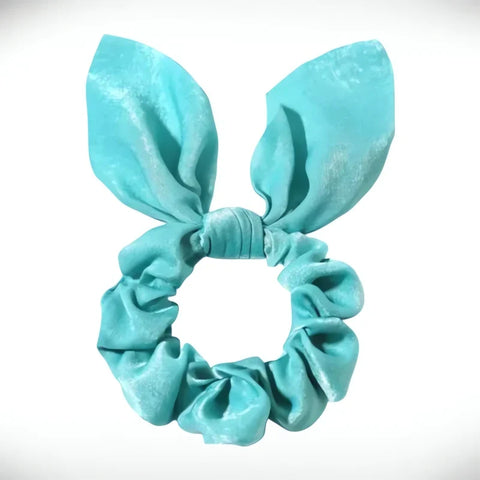 Gumka do włosów scrunchie z kokardą - Spinkarnia