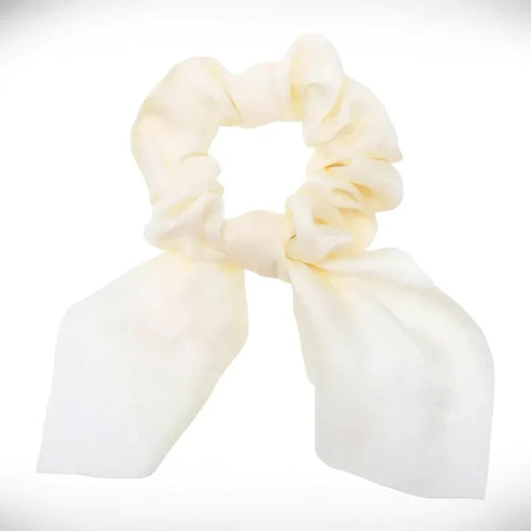Gumka do włosów scrunchie z apaszką - Spinkarnia