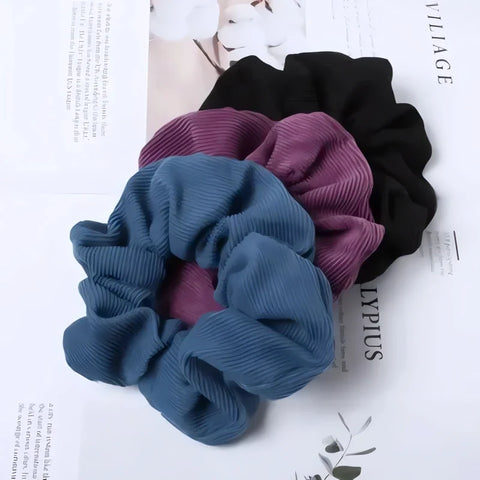 Gumka do włosów scrunchie Trio Harmonie, 12 cm - Spinkarnia