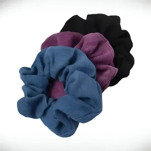Gumka do włosów scrunchie Trio Harmonie, 12 cm - Spinkarnia