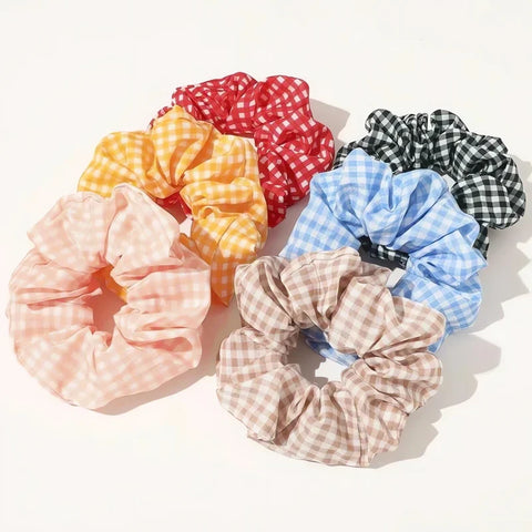 Gumka do włosów scrunchie Crunchy - Elegancja Casual - Spinkarnia
