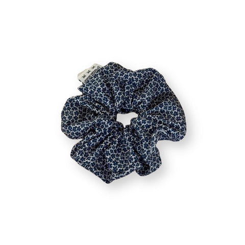 Scrunchie - gumka do włosów w drobne kwiaty - Spinkarnia