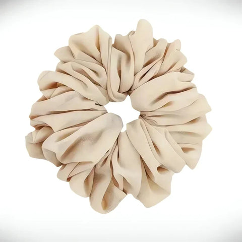 Duża gumka do włosów scrunchie z tkaniny - 6 kolorów - Spinkarnia