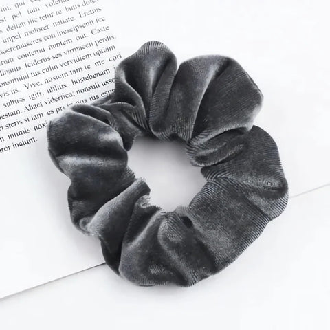 Gumka do włosów scrunchie materiałowa - 4 warianty stylu - Spinkarnia
