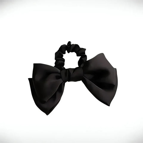 Gumka do włosów scrunchie z kokardą - 3 kolory - Spinkarnia