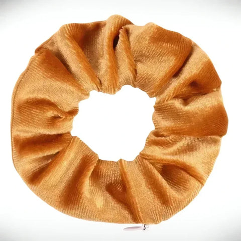 Żółta gumka do włosów scrunchie na nadgarstek - Spinkarnia