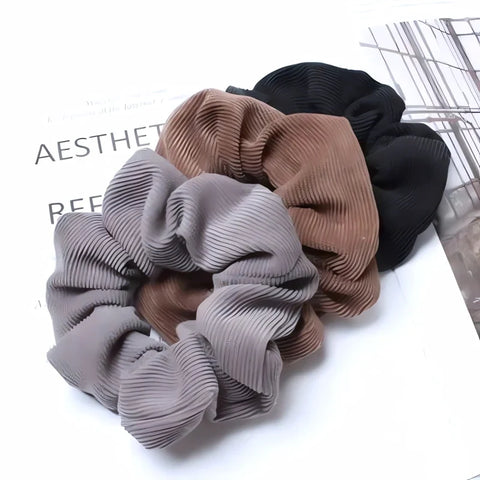 Gumka do włosów scrunchie Trio Coquette, 12 cm - Spinkarnia