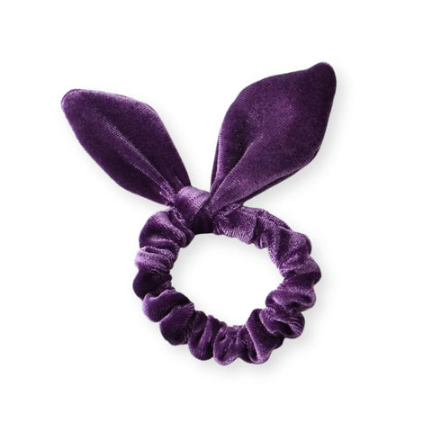 Scrunchie - gumka do włosów z uszami królika - Spinkarnia