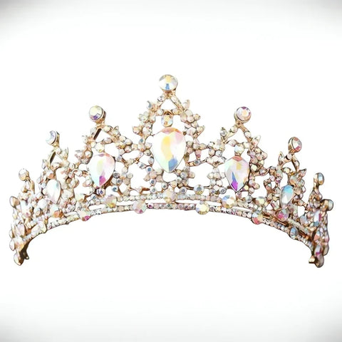 Tiara do włosów z cynku - średnica 16 cm - Spinkarnia