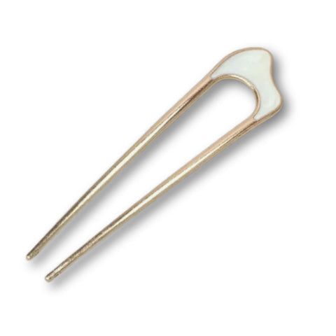 Złota spinka do włosów Écume - metalowa, 3 kolory - Spinkarnia