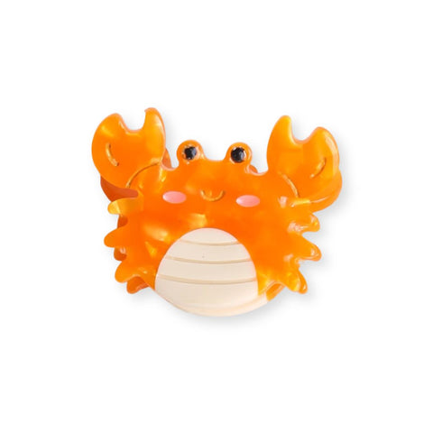 Mała klamra do włosów krab z acetatu 3 x 3,7 cm - Spinkarnia