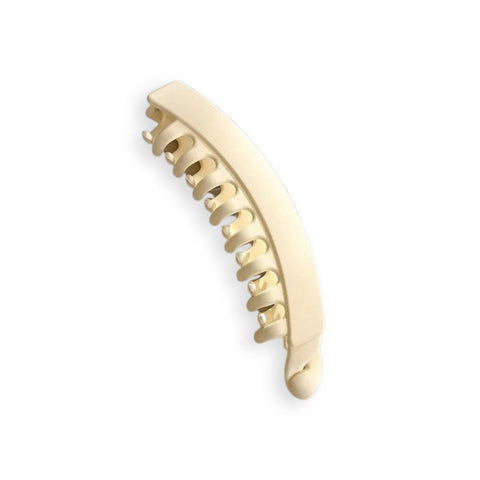 Klamra do włosów bananowa z tworzywa - jednolita - Spinkarnia