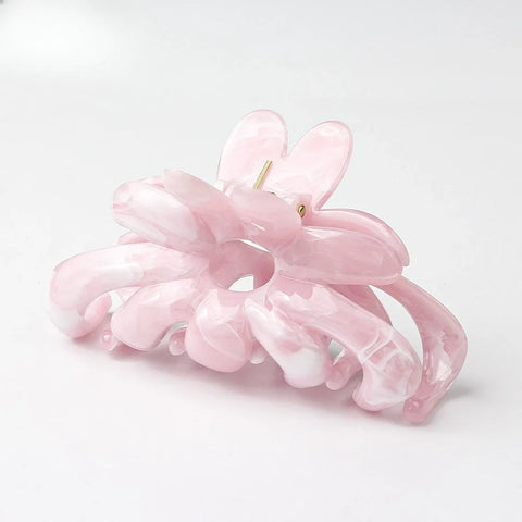 Klamra do włosów w akwarelowe kwiaty 9,5 cm - Spinkarnia