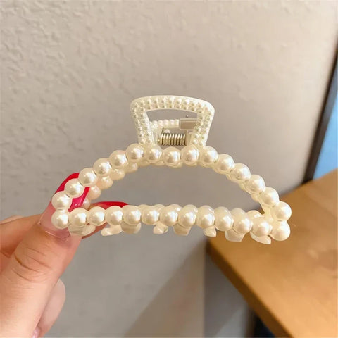 Perłowa spinka do włosów ślubna 7,5 cm - Spinkarnia