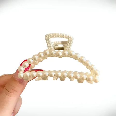Perłowa spinka do włosów ślubna 7,5 cm - Spinkarnia